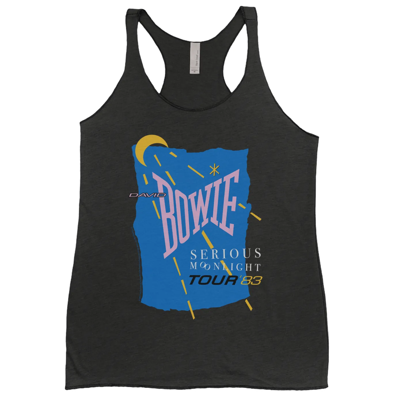 David Bowie Ladies' Tank Top | Serious Moonlight 1983 Tour David Bowie Shirt