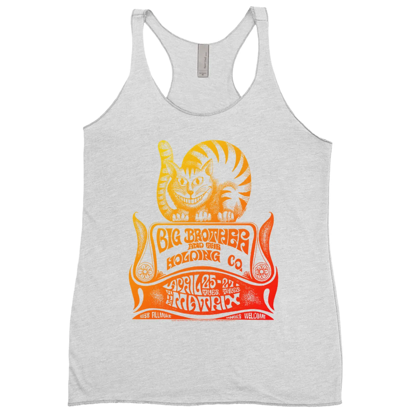 Big Brother and The Holding Co. Ladies' Tank Top | Big Brother & The Holding Company The Matrix Concert Psychedelic Big Brother and The Holding Co. Shirt