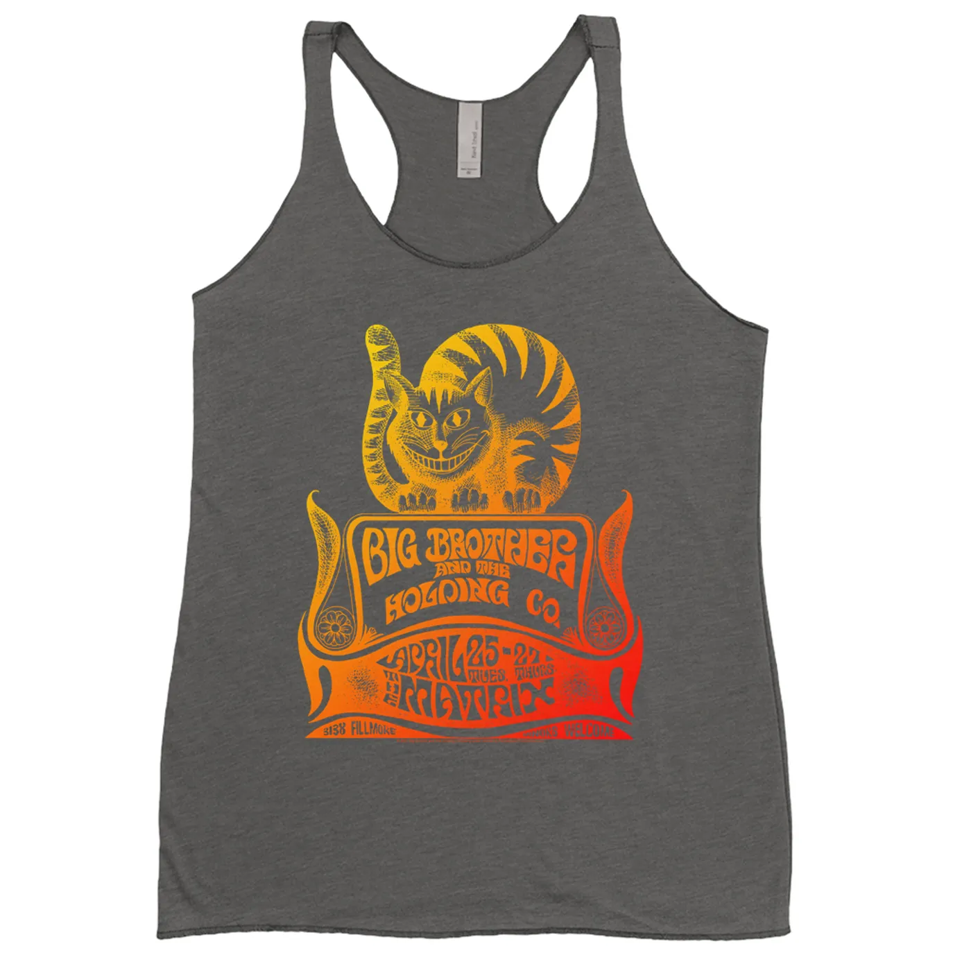 Big Brother and The Holding Co. Ladies' Tank Top | Big Brother & The Holding Company The Matrix Concert Psychedelic Big Brother and The Holding Co. Shirt
