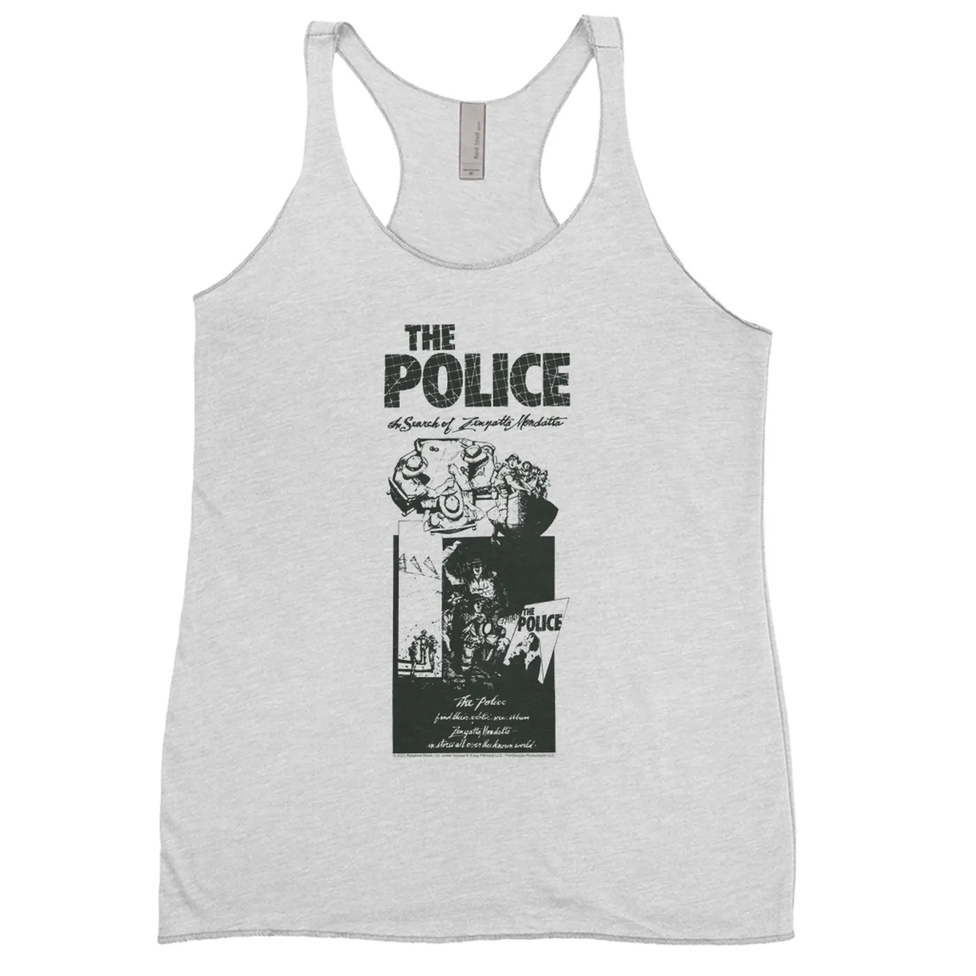 The Police Ladies' Tank Top | Search For Zenyatta Mondatta Poster The Police Shirt