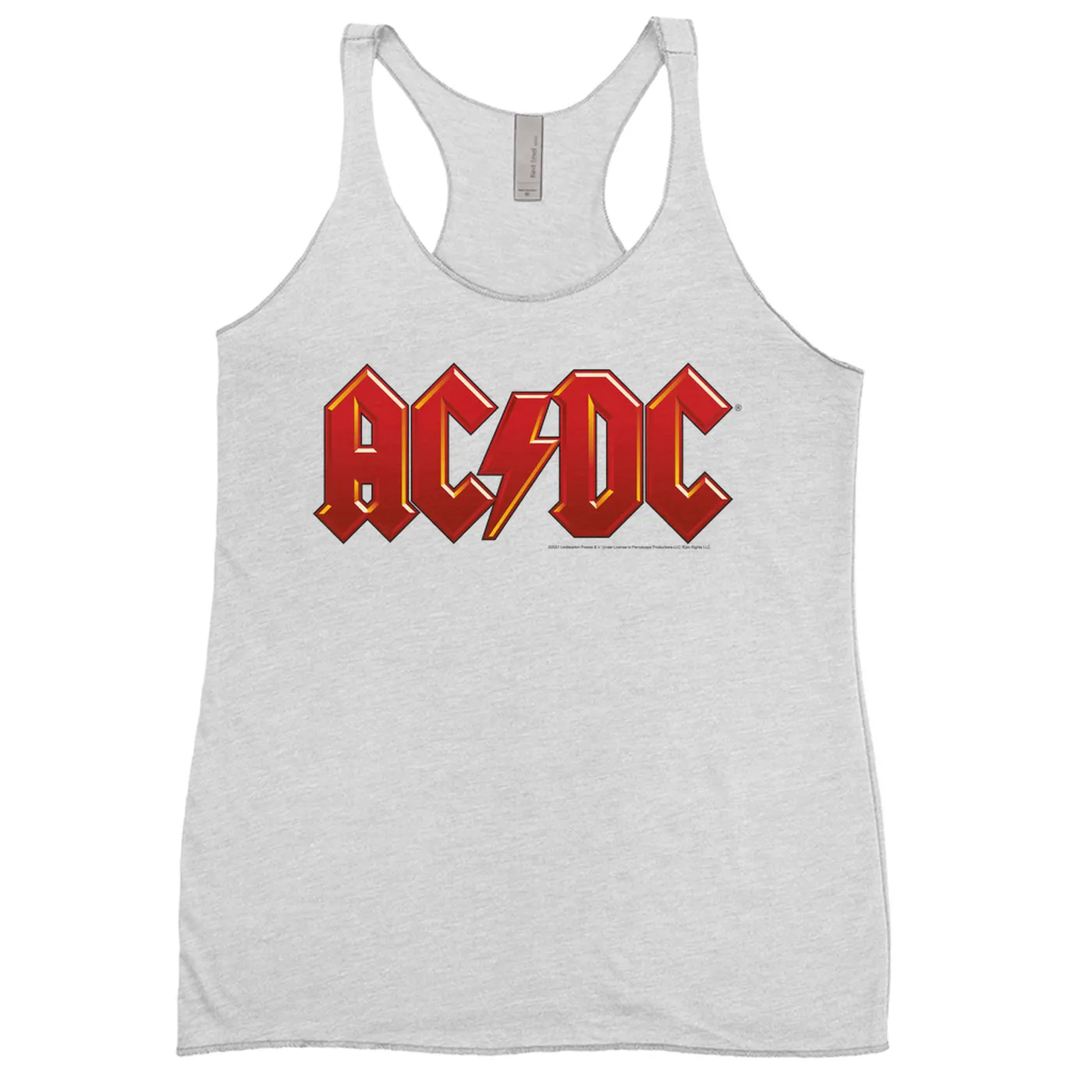 ACDC Ladies' Tank Top | AC/DC Classic Red and Yellow Logo ACDC Shirt