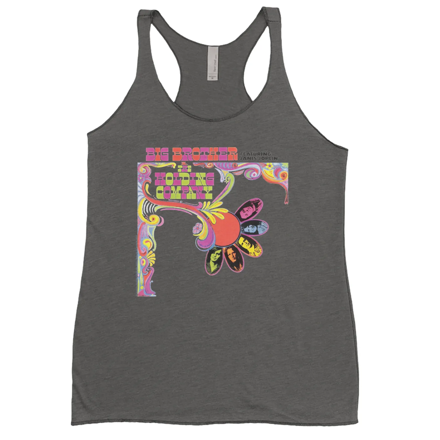 Big Brother and The Holding Co. Ladies' Tank Top | Big Brother & The Holding Company Feat. Janis Joplin Album Cover Big Brother and The Holding Co. Shirt