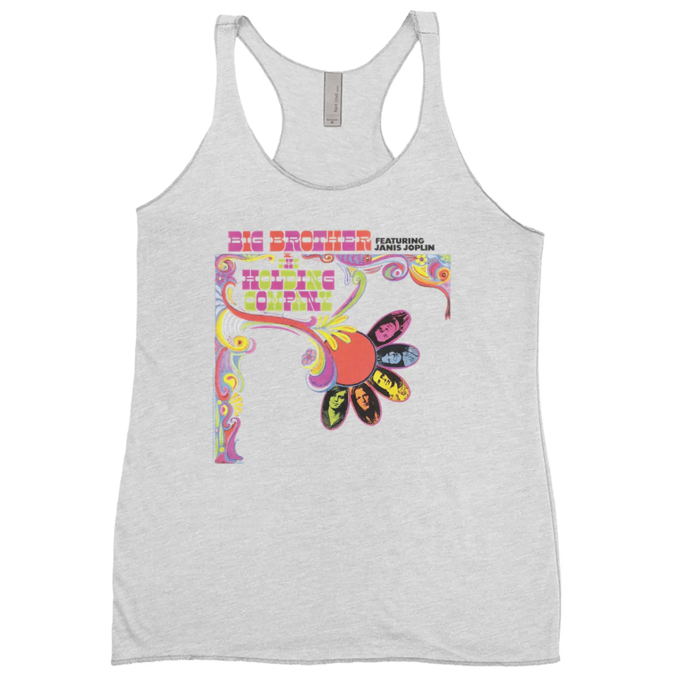 Big Brother and The Holding Co. Ladies' Tank Top | Big Brother & The Holding Company Feat. Janis Joplin Album Cover Big Brother and The Holding Co. Shirt