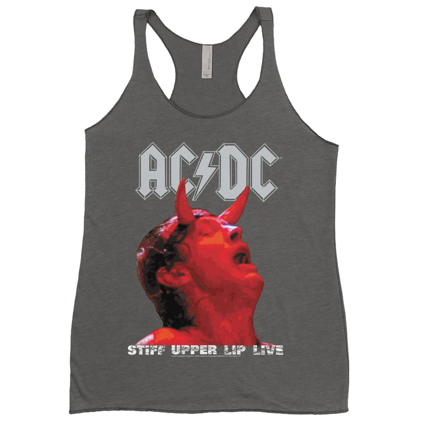 AC/DC Ladies' Tank Top | Stiff Upper Lip Live Album Cover Art ACDC Shirt