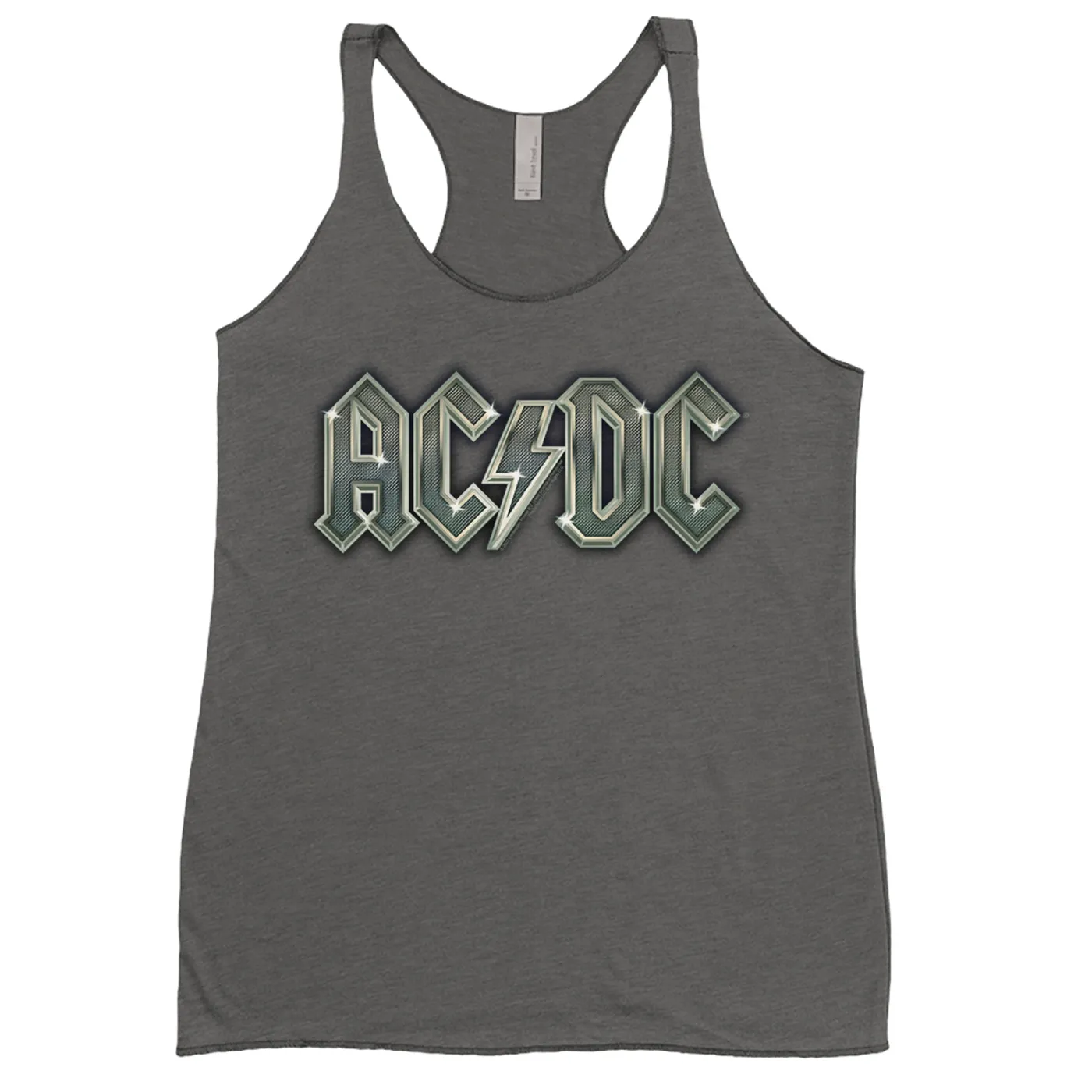 ACDC Ladies' Tank Top | AC/DC Metal Metallic Logo ACDC Shirt