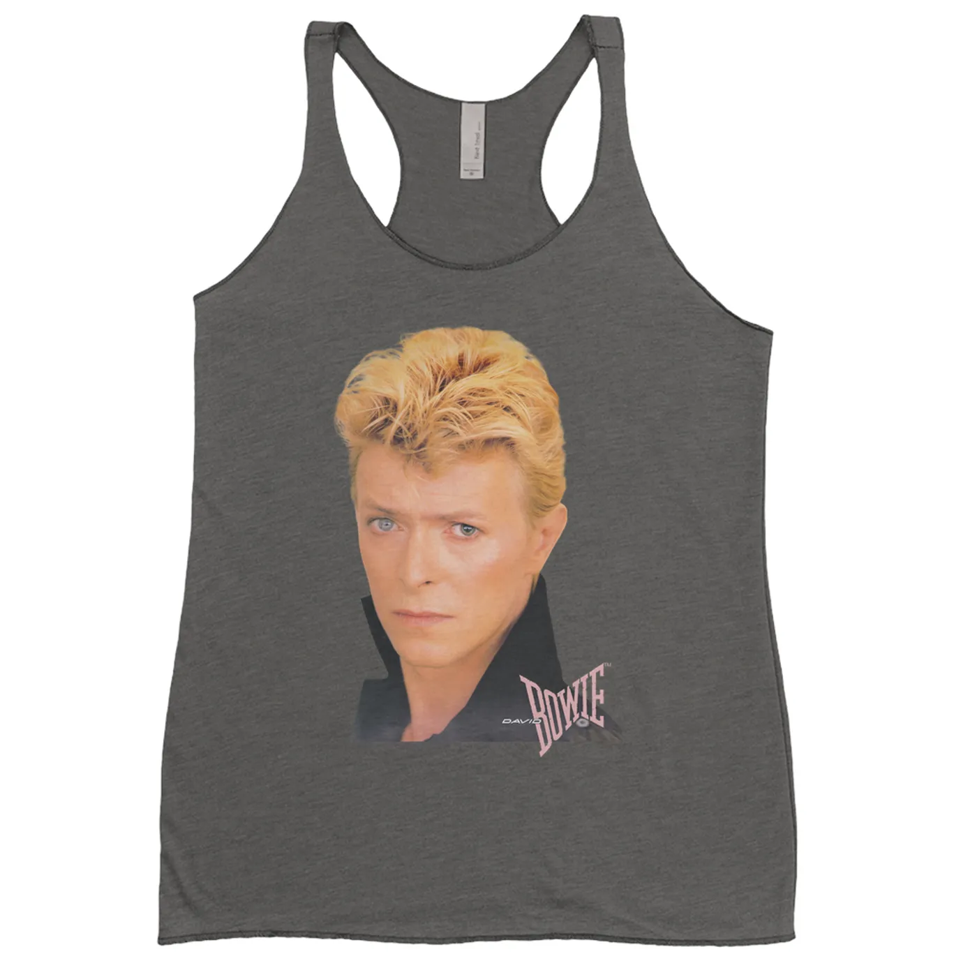 David Bowie Ladies' Tank Top | David Bowie Color Portrait And Logo David Bowie Shirt