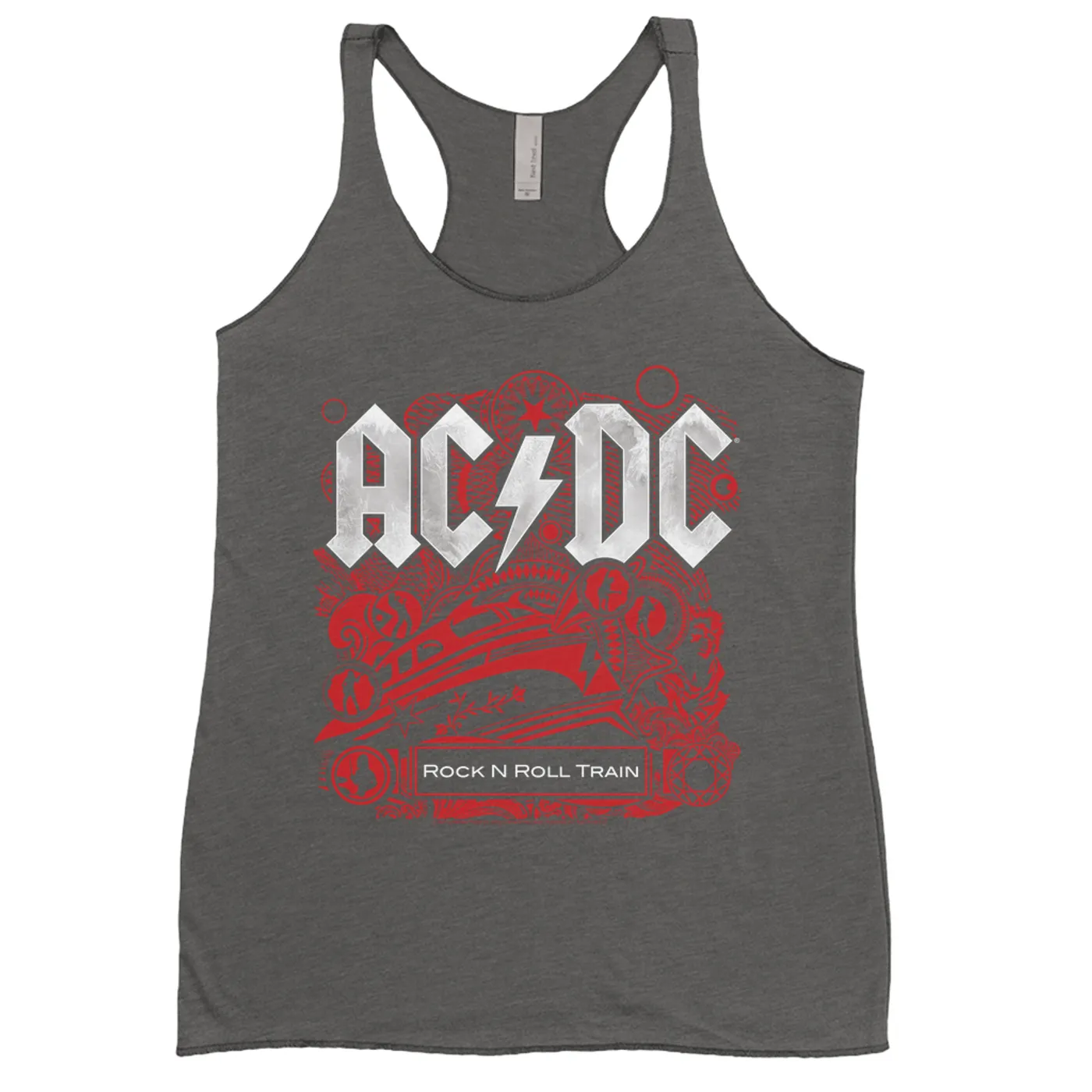 AC/DC Ladies' Tank Top | Rock And Roll Train Album Cover Design ACDC Shirt