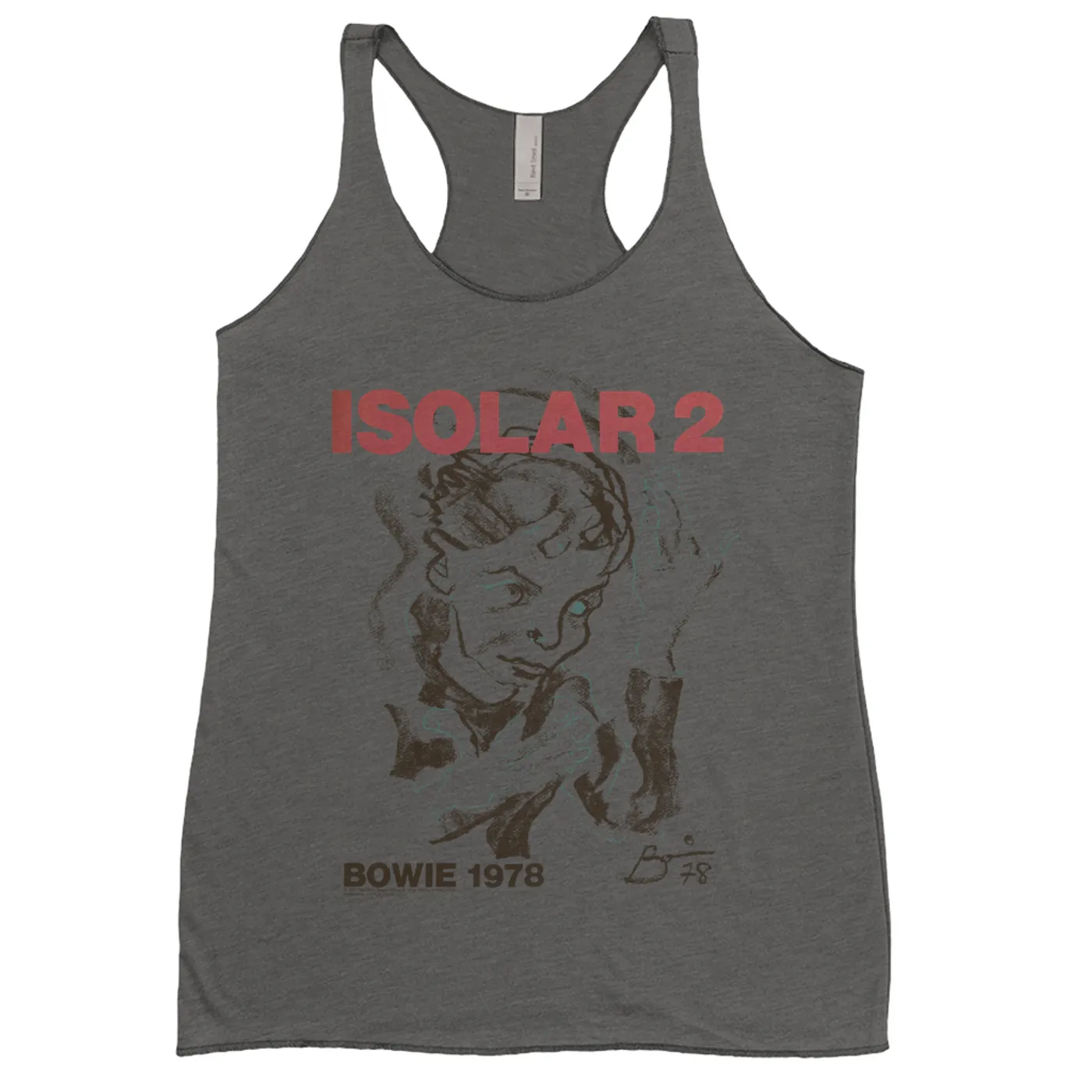 David Bowie Ladies' Tank Top | Isolar 2 1978 Concert Poster David Bowie Shirt