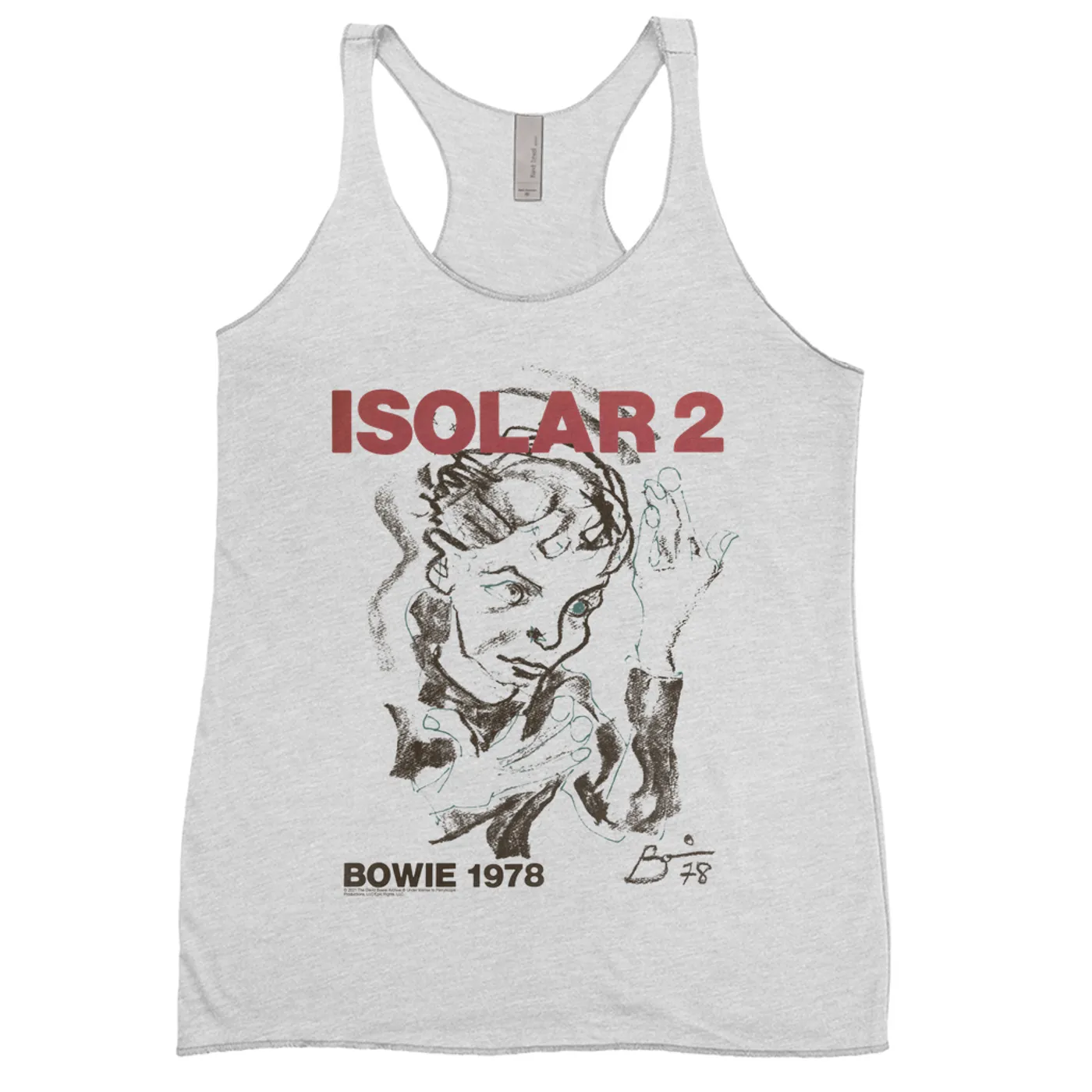 David Bowie Ladies' Tank Top | Isolar 2 1978 Concert Poster David Bowie Shirt