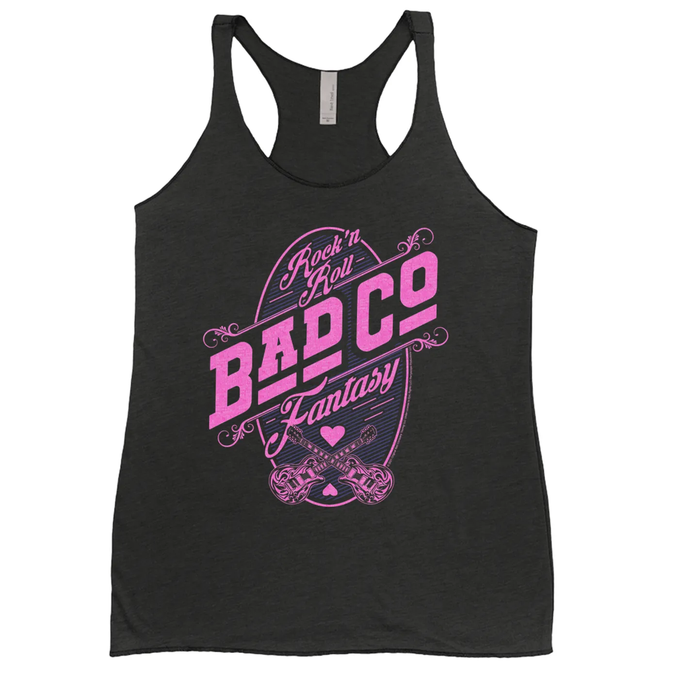 Bad Company Ladies' Tank Top | Rock N' Roll Fantasy Pink Bad Company Shirt