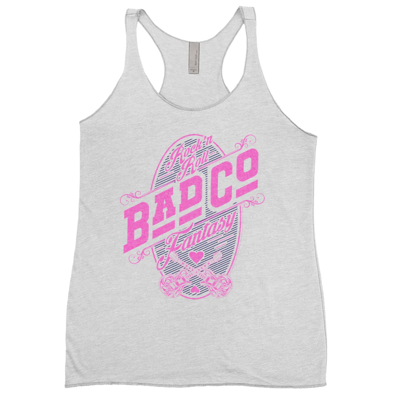 Bad Company Ladies' Tank Top | Rock N' Roll Fantasy Pink Bad Company Shirt