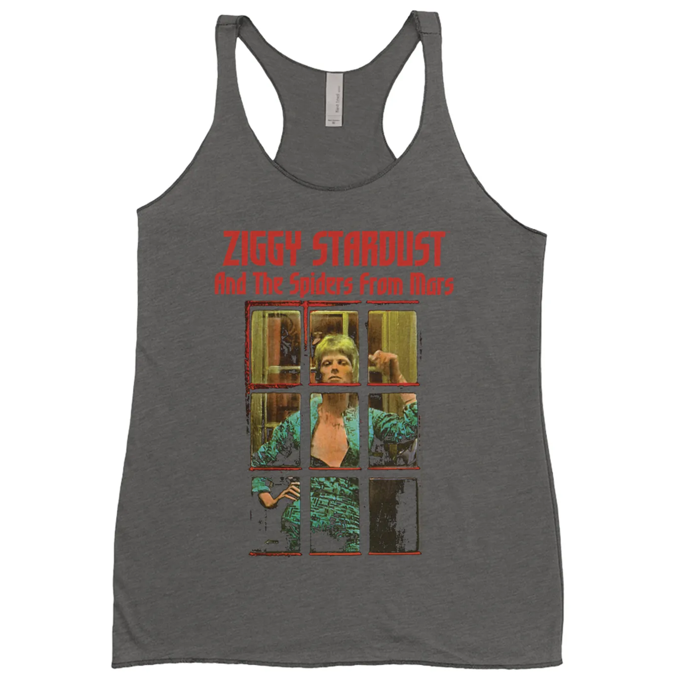 David Bowie Ladies' Tank Top | Ziggy Stardust And The Spiders From Mars Photo David Bowie Shirt
