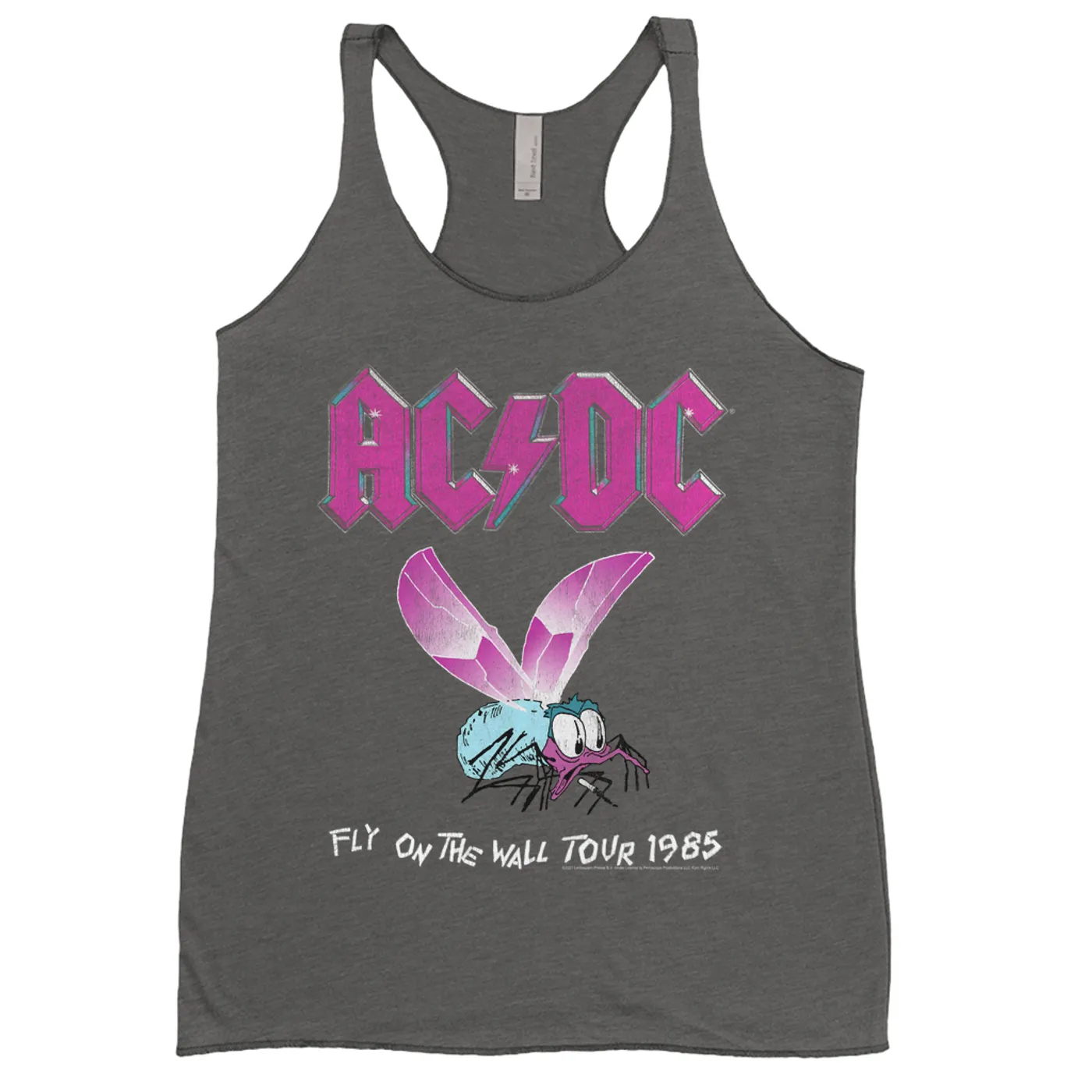 AC/DC Ladies' Tank Top | Fly On The Wall Tour 1985 ACDC Shirt