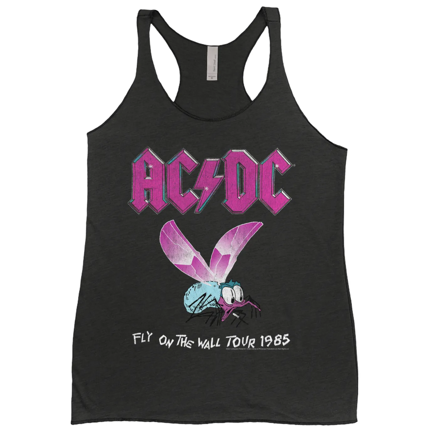 AC/DC Ladies' Tank Top | Fly On The Wall Tour 1985 ACDC Shirt