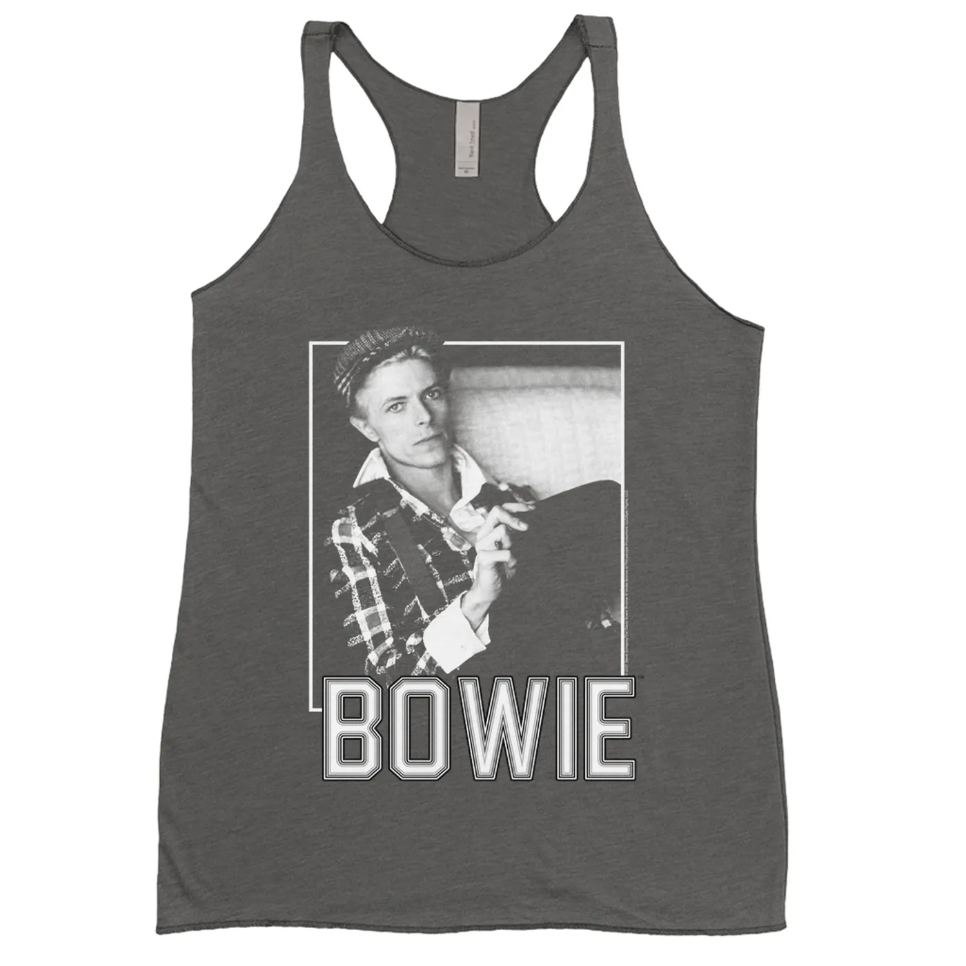David Bowie Ladies' Tank Top | Bowie In Black And White David Bowie Shirt (Merchbar Exclusive)