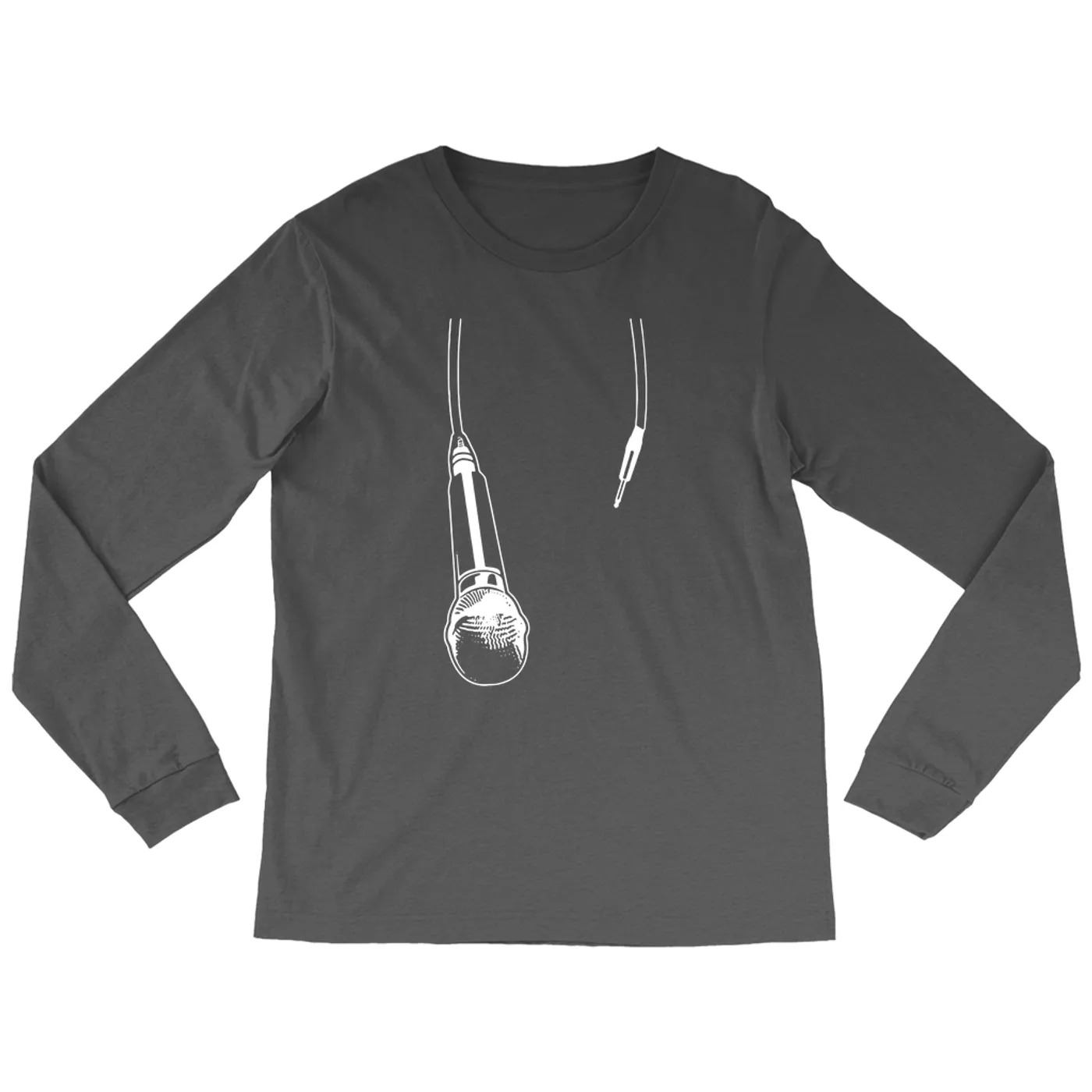 Merchbar Music Life Long Sleeve Shirt | Let The Mic Hang Merchbar Music Life Shirt
