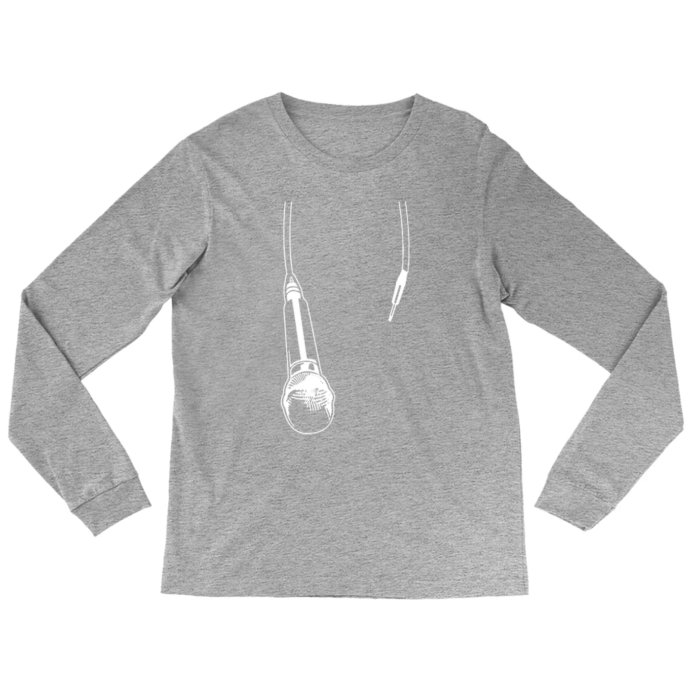 Merchbar Music Life Long Sleeve Shirt | Let The Mic Hang Merchbar Music Life Shirt