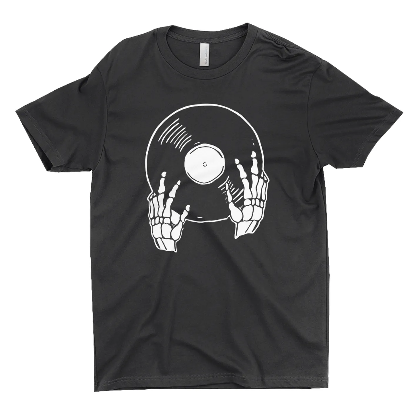 Merchbar Music Life T-Shirt | Skeletons Spin Vinyl Too Merchbar Music Life Shirt