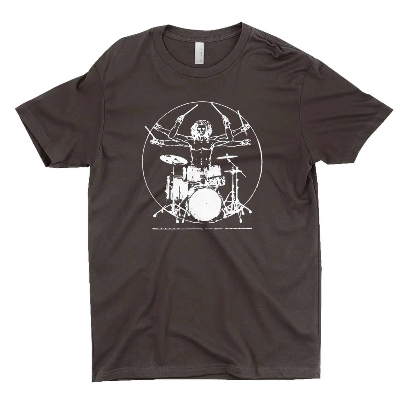 Merchbar Music Life T-Shirt | Vitruvian Drummer Merchbar Music Life Shirt