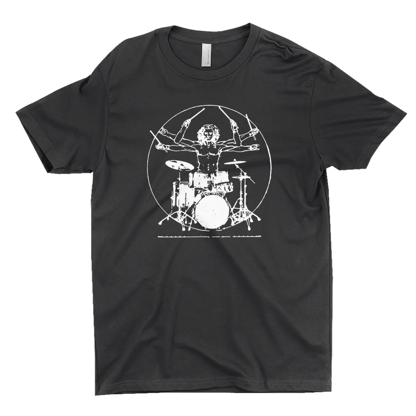 Merchbar Music Life T-Shirt | Vitruvian Drummer Merchbar Music Life Shirt