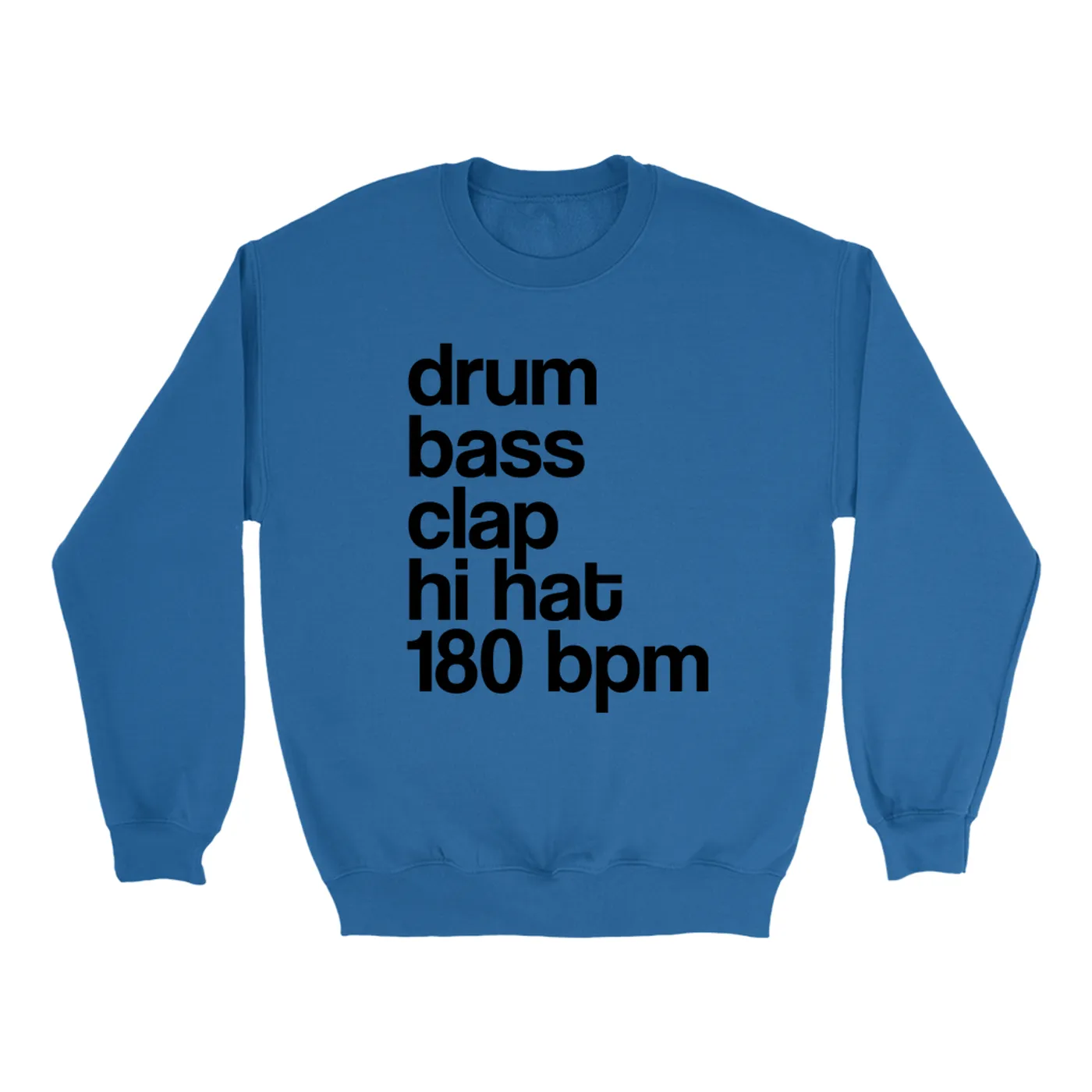 Merchbar Music Life Sweatshirt | Drum Bass Clap Merchbar Music Life Sweatshirt