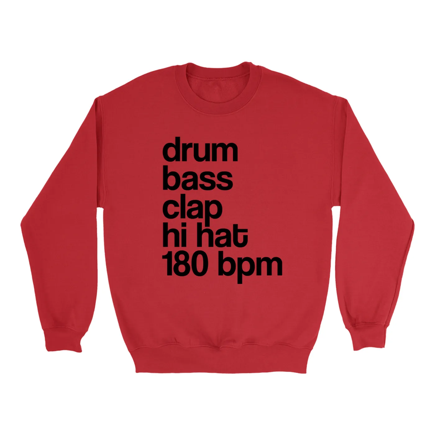 Merchbar Music Life Sweatshirt | Drum Bass Clap Merchbar Music Life Sweatshirt