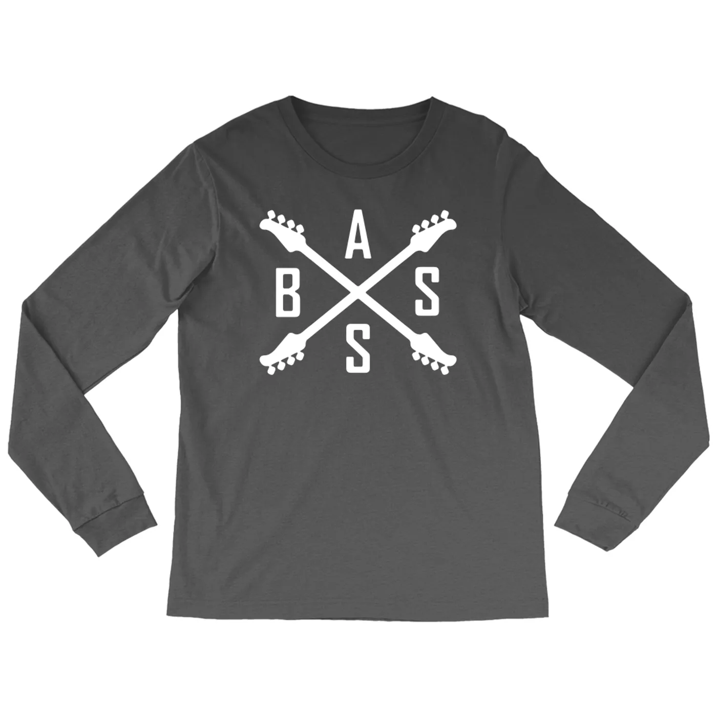Merchbar Music Life Long Sleeve Shirt | Bass Player Emblem Merchbar Music Life Shirt