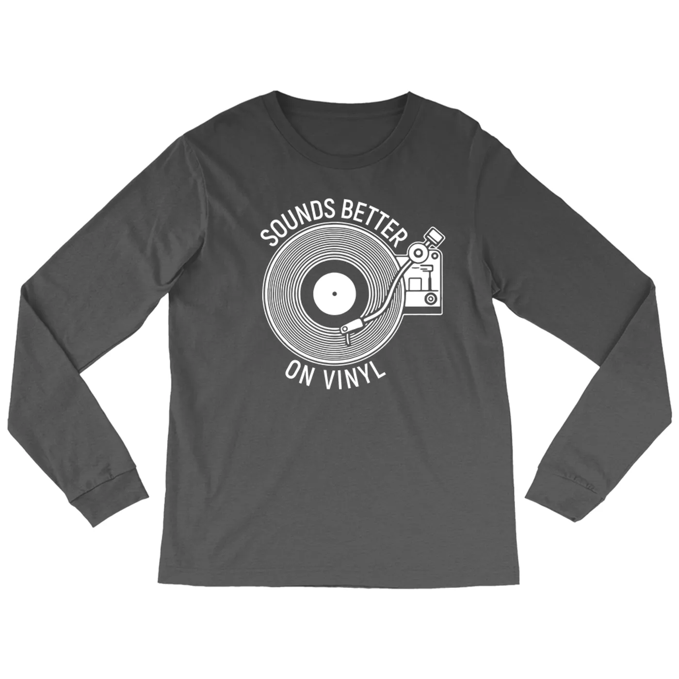 Merchbar Music Life Long Sleeve Shirt | Vinyl Sounds Better Merchbar Music Life Shirt