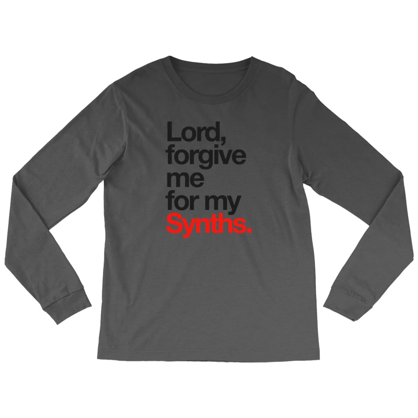 Merchbar Music Life Long Sleeve Shirt | Forgive Me For My Synths Merchbar Music Life Shirt