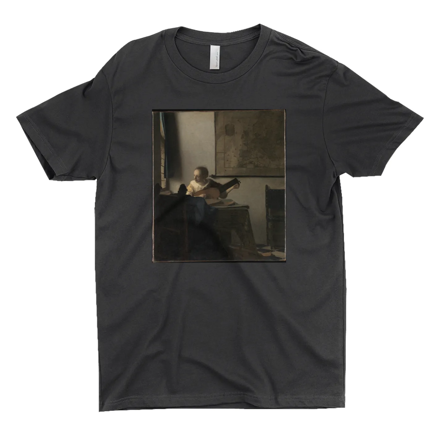 Merchbar Museum Series T-Shirt | Young Woman with a Lute Merchbar Museum Series Shirt