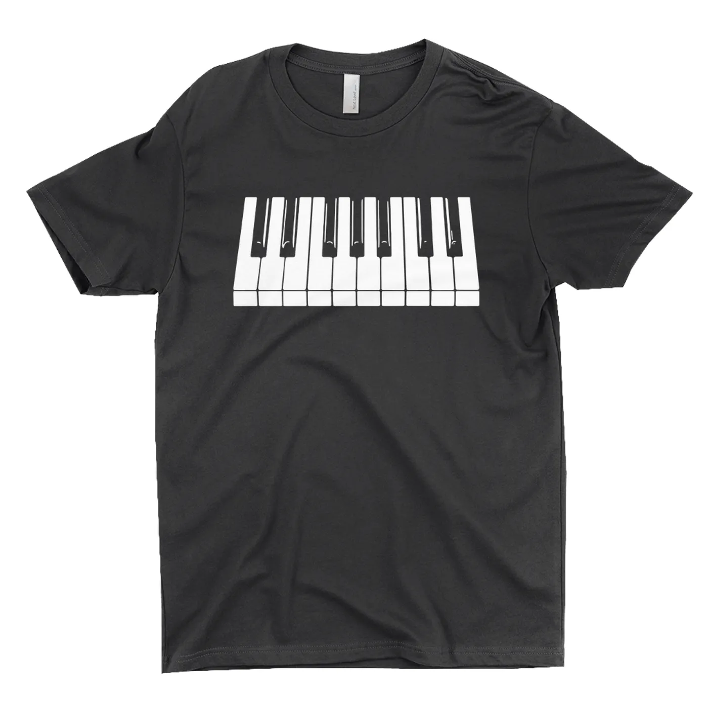 Merchbar Music Life T-Shirt | Piano Keys Merchbar Music Life Shirt