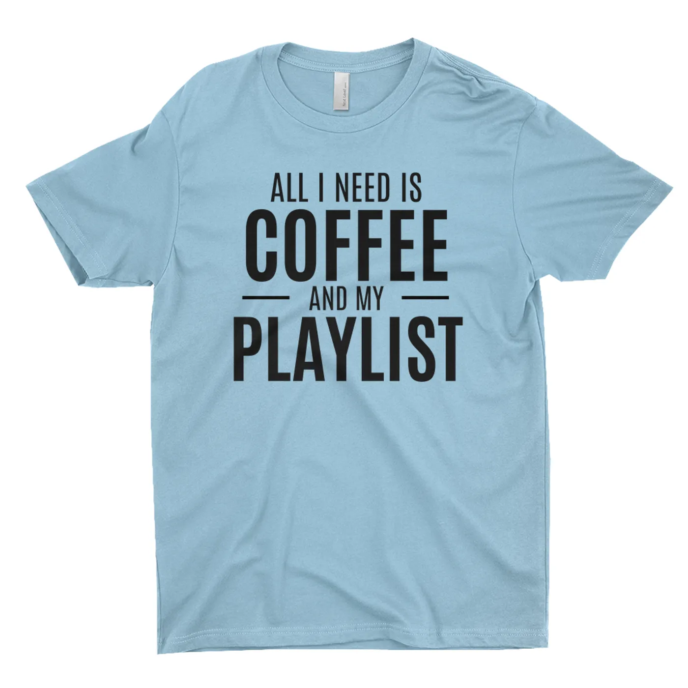 Merchbar Music Life T-Shirt | All I Need Is Coffee & Music Merchbar Music Life Shirt