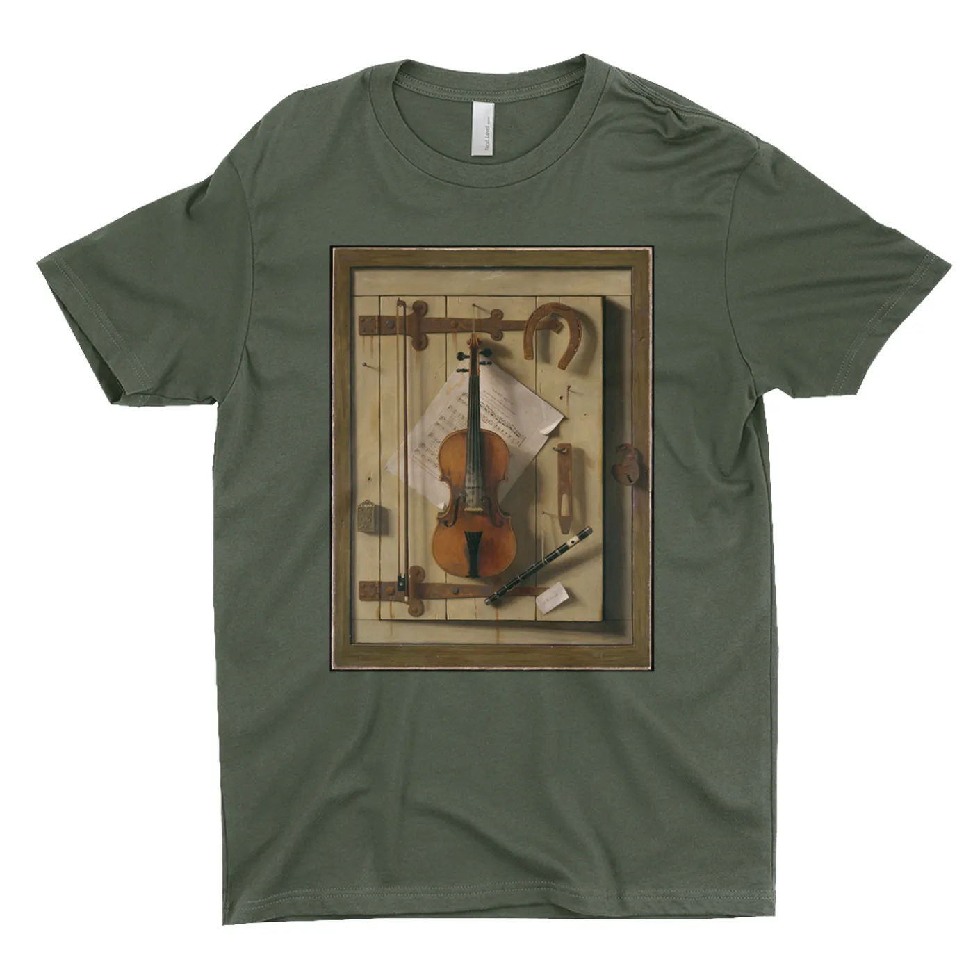 Merchbar Museum Series T-Shirt | Still Life—Violin and Music Merchbar Museum Series Shirt