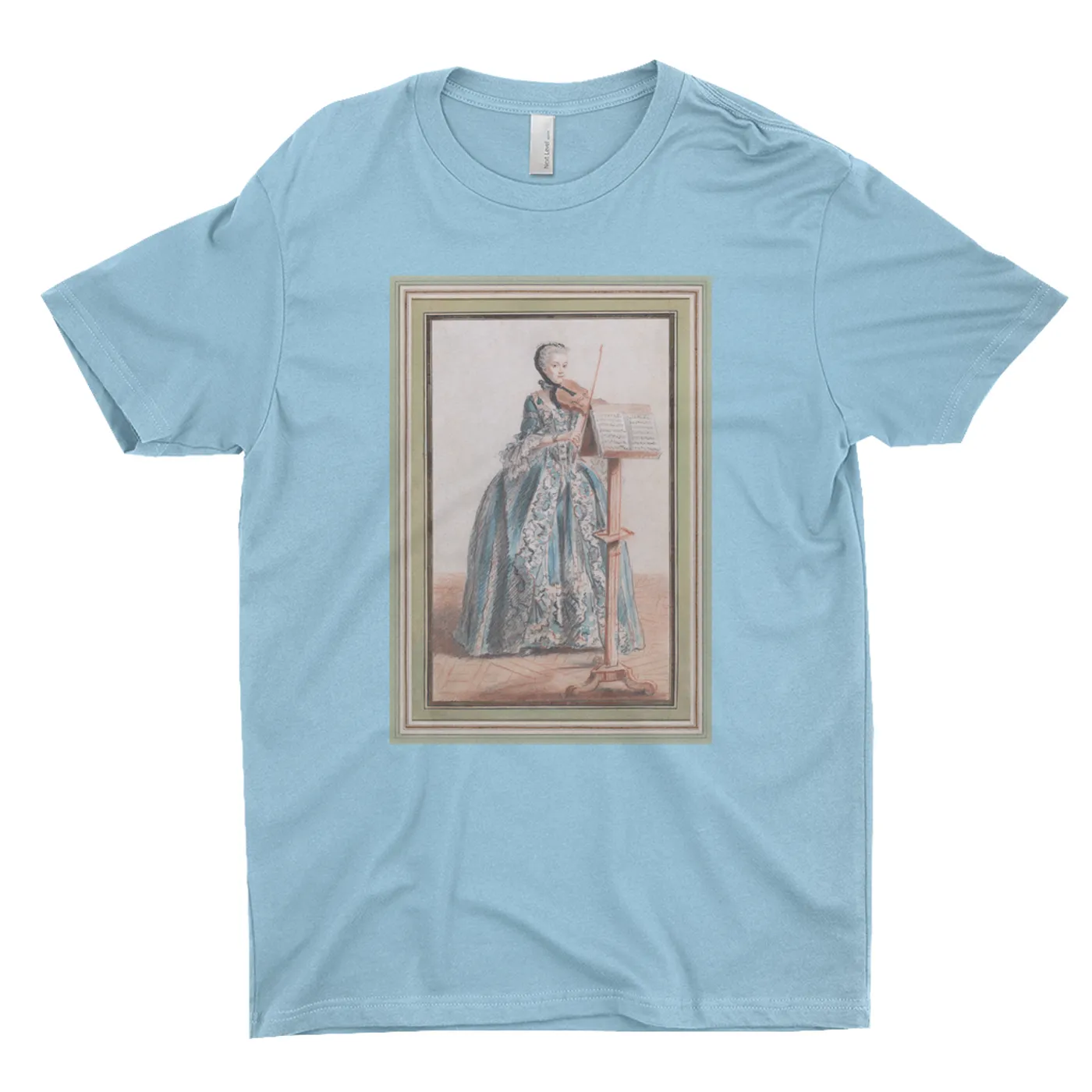 Merchbar Museum Series T-Shirt | Woman Playing the Violin Merchbar Museum Series Shirt
