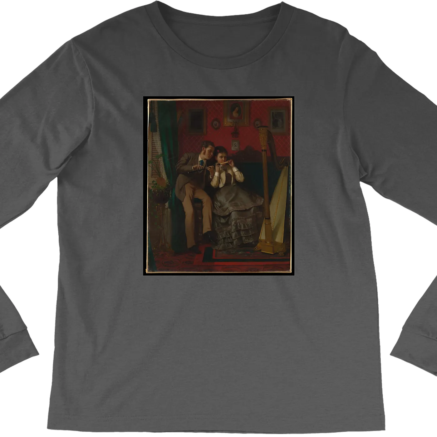 Merchbar Museum Series Long Sleeve Shirt | The Music Lesson Painting Merchbar Museum Series Shirt