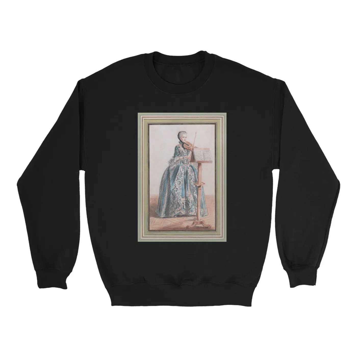 Merchbar Museum Series Sweatshirt | Woman Playing the Violin Merchbar Museum Series Sweatshirt