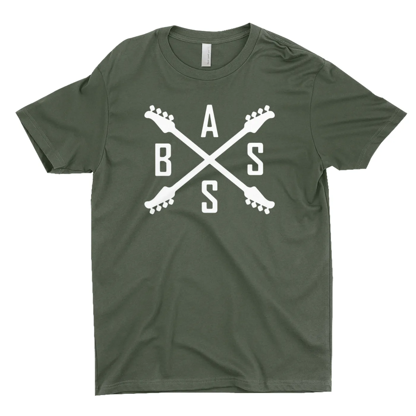Merchbar Music Life T-Shirt | Bass Player Emblem Merchbar Music Life Shirt