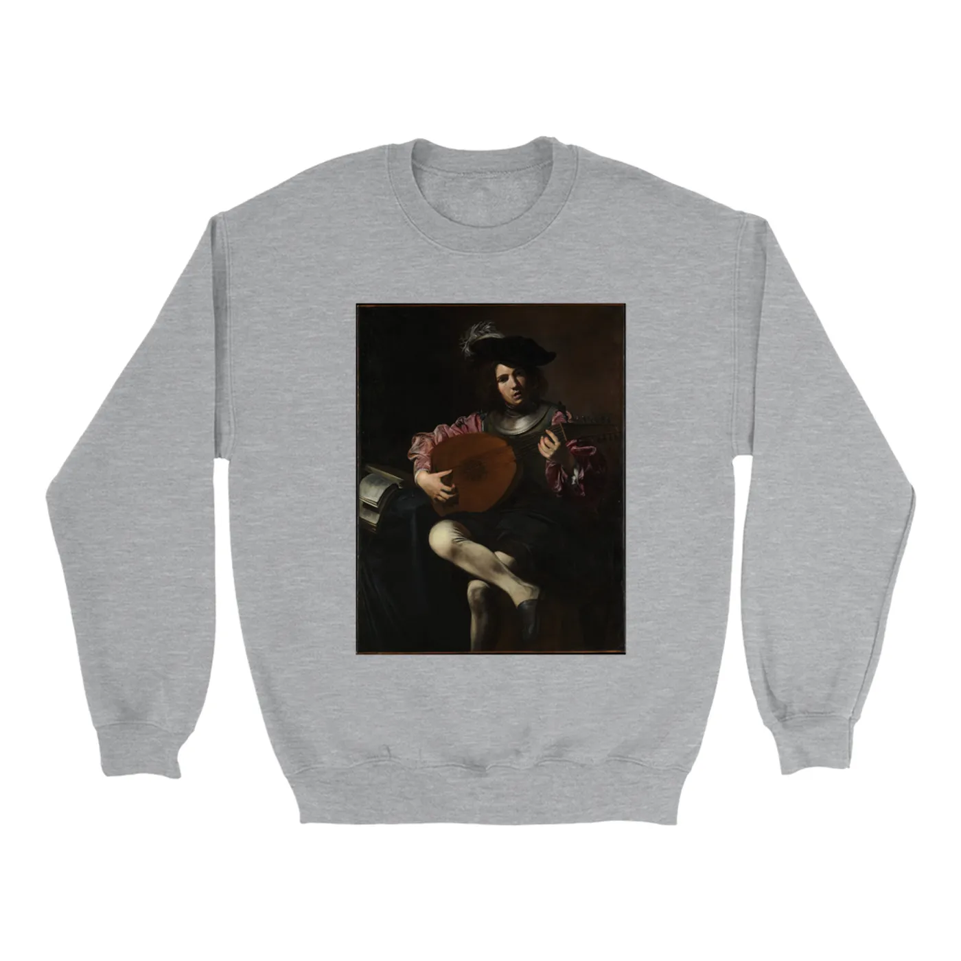 Merchbar Museum Series Sweatshirt | Lute Player Merchbar Museum Series Sweatshirt