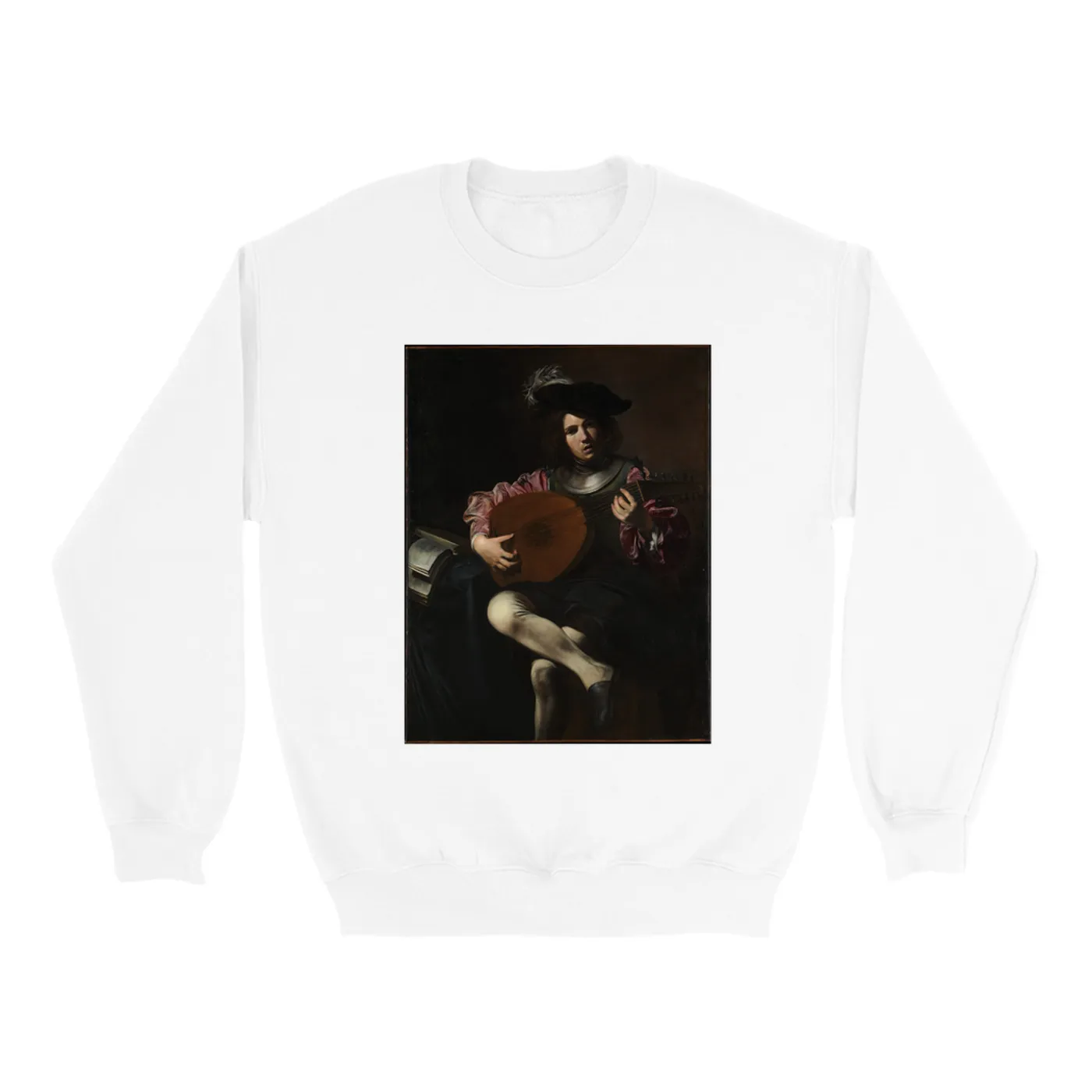 Merchbar Museum Series Sweatshirt | Lute Player Merchbar Museum Series Sweatshirt