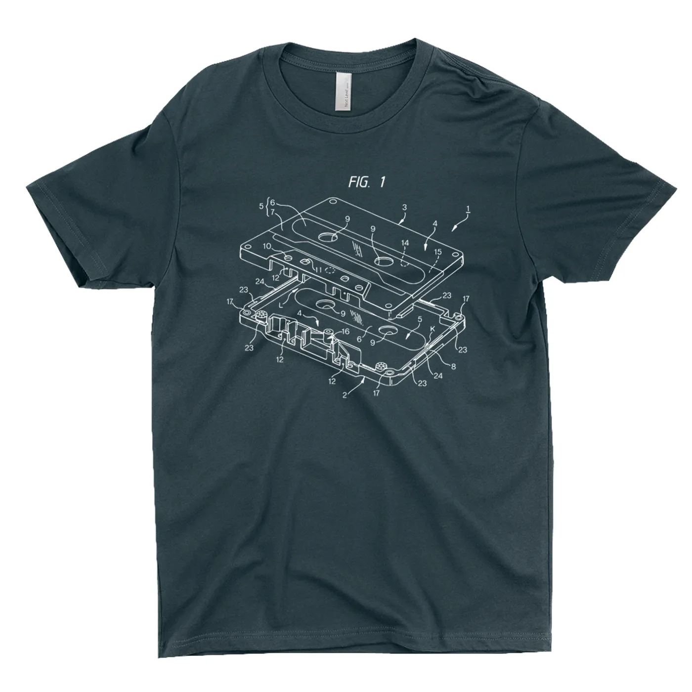 Merchbar Music Life T-Shirt | Cassette Diagram Merchbar Music Life Shirt