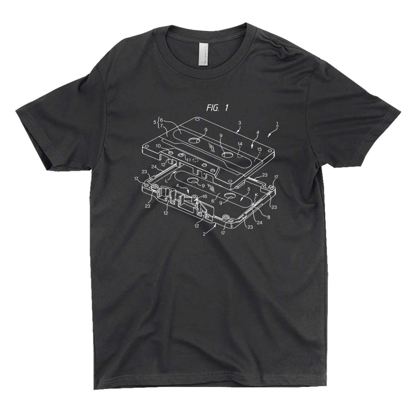 Merchbar Music Life T-Shirt | Cassette Diagram Merchbar Music Life Shirt