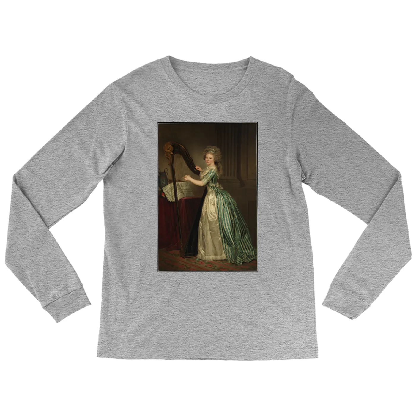 Merchbar Museum Series Long Sleeve Shirt | Self-Portrait with a Harp Merchbar Museum Series Shirt