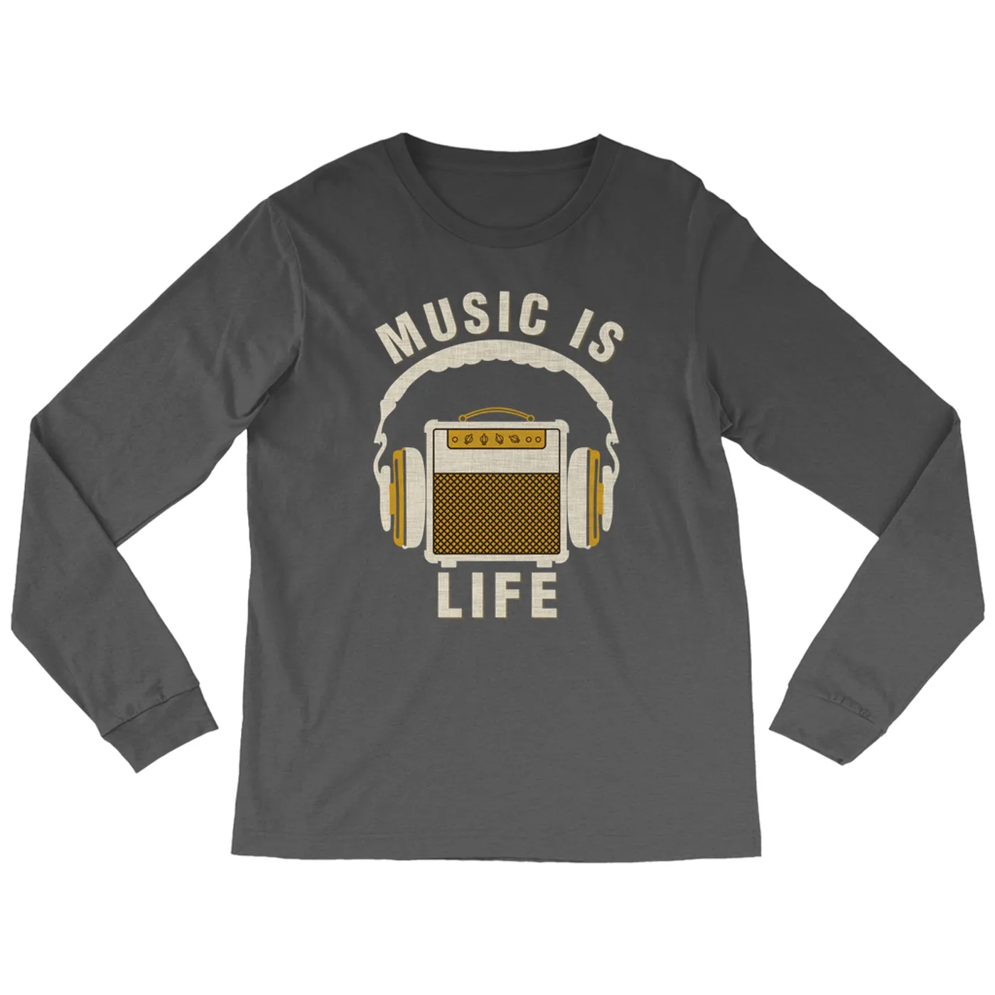 Merchbar Music Life Long Sleeve Shirt | Music Amps Life Merchbar Music Life Shirt