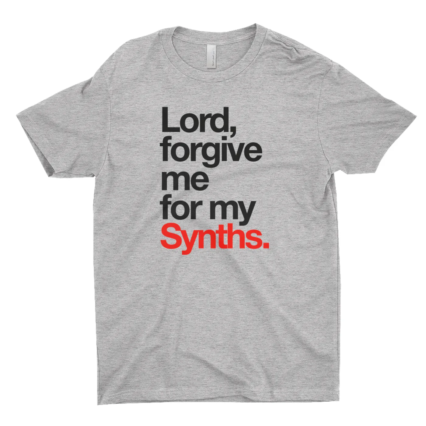 Merchbar Music Life T-Shirt | Forgive Me For My Synths Merchbar Music Life Shirt
