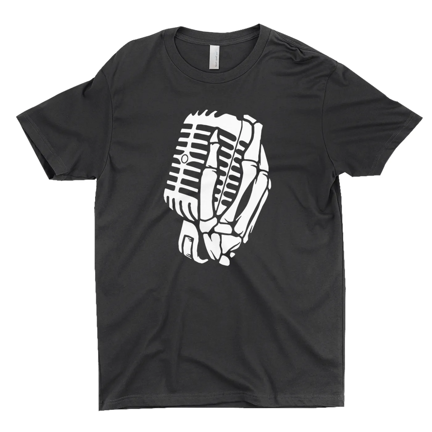 Merchbar Music Life T-Shirt | Skelehands On The Mic Merchbar Music Life Shirt