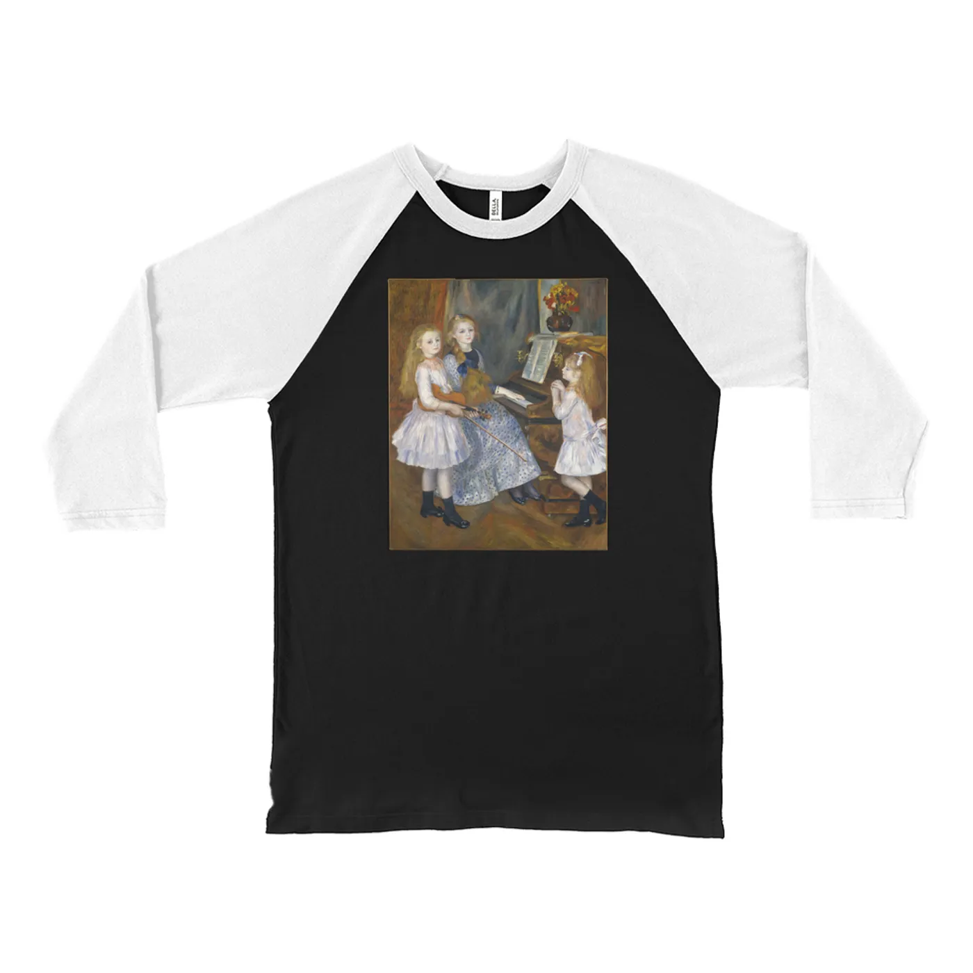 Merchbar Museum Series 3/4 Sleeve Baseball Tee | The Daughters of Catulle Mendès Merchbar Museum Series Shirt