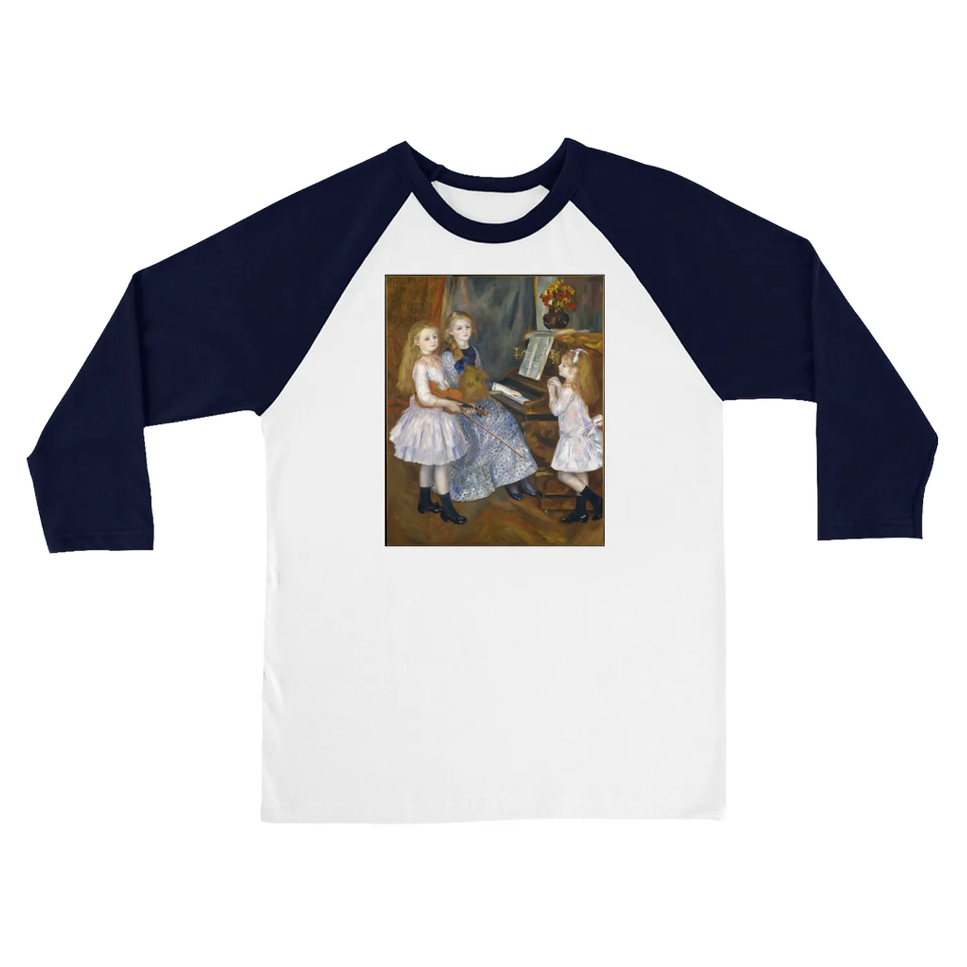 Merchbar Museum Series 3/4 Sleeve Baseball Tee | The Daughters of Catulle Mendès Merchbar Museum Series Shirt