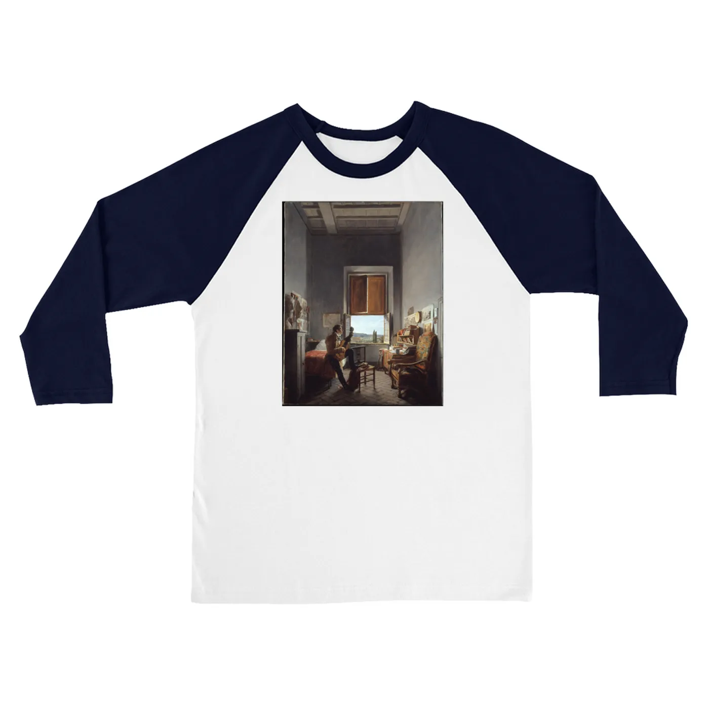 Merchbar Museum Series 3/4 Sleeve Baseball Tee | Léon Pallière Merchbar Museum Series Shirt
