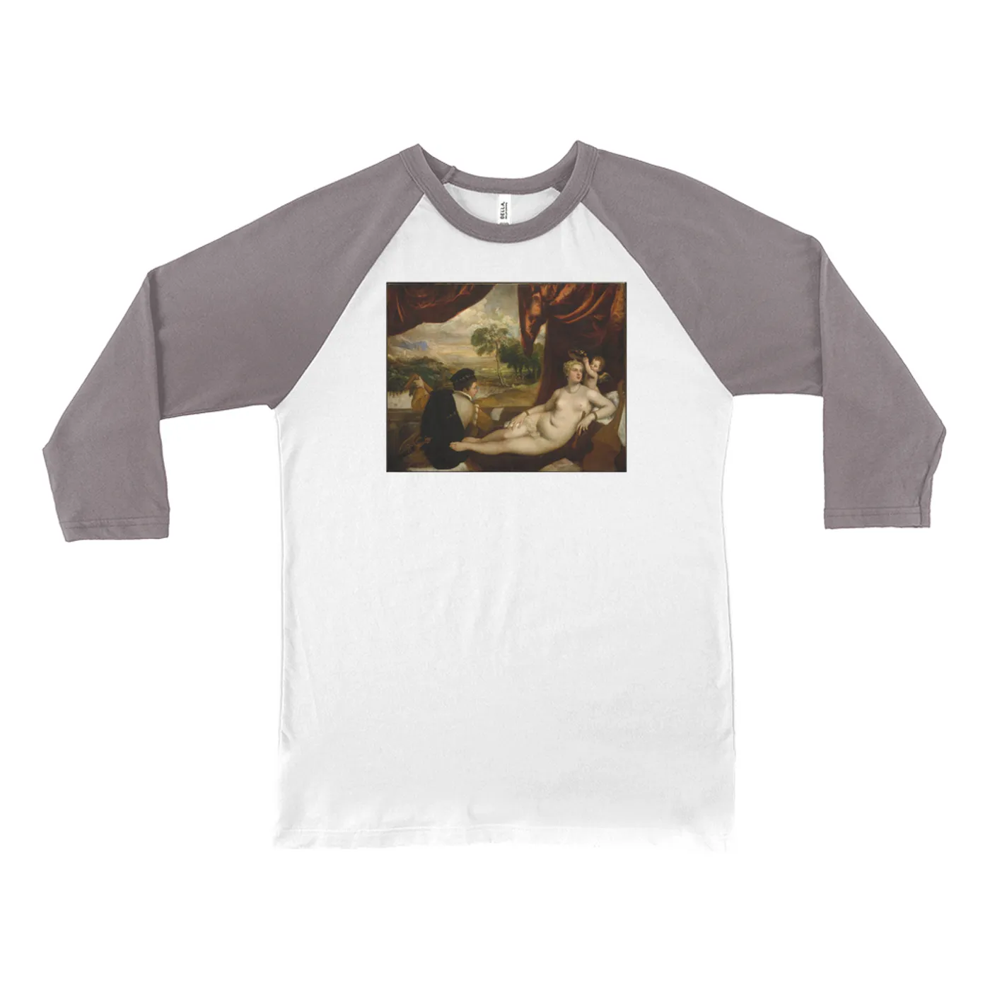Merchbar Museum Series 3/4 Sleeve Baseball Tee | Titian Merchbar Museum Series Shirt