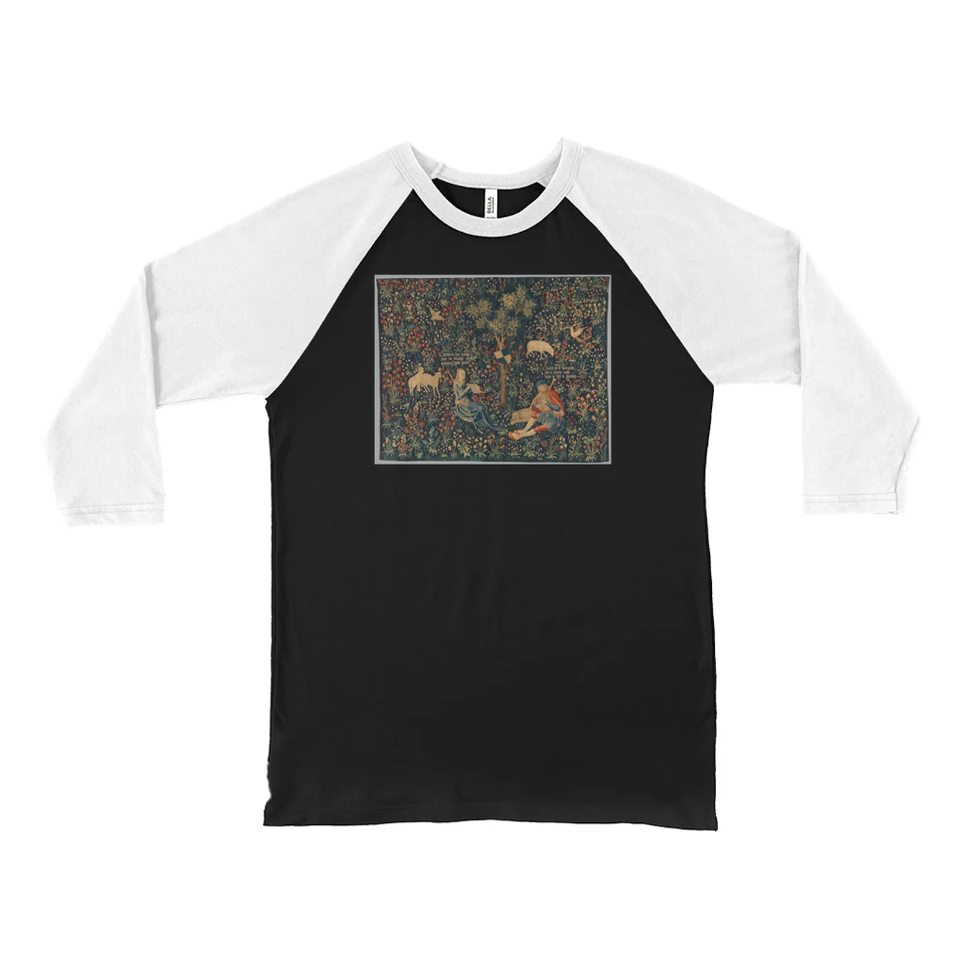 Merchbar Museum Series 3/4 Sleeve Baseball Tee | Shepherd and Shepherdess Making Music Merchbar Museum Series Shirt